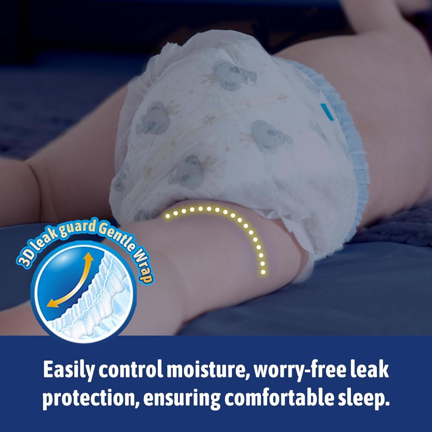 Ultimate Comfort Scutece de noapte, super absorbante, indicator de umezeala Mama si Copilul Naty Shop