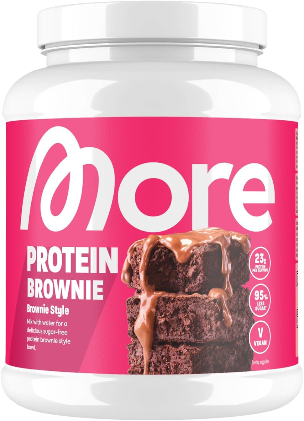 MÁS Protein Brownie, 600G, Vegane Backmischung Für Brownies Mit Der Extra Portion Protein, Geprüfte Qualität - Made in Germany Mezcla para hornear y cocinar Naty Shop Título predeterminado