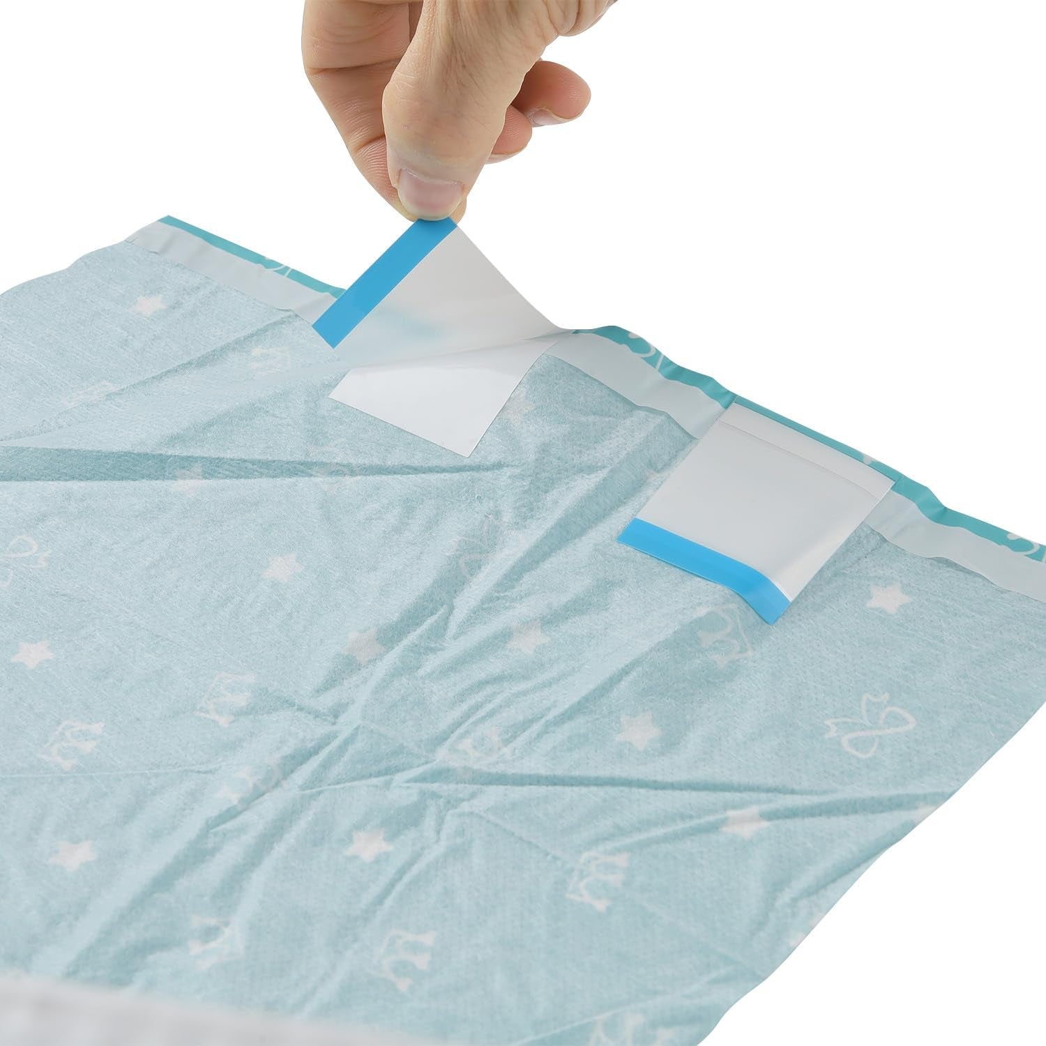 CutiePlusU Pañales para Adultos Paquete de 2 Bragas Desechables para Incontinencia con Solapas para Mujeres y Hombres Máxima Absorbencia Durante la Noche - Principito (Mediano 71-96 cm)