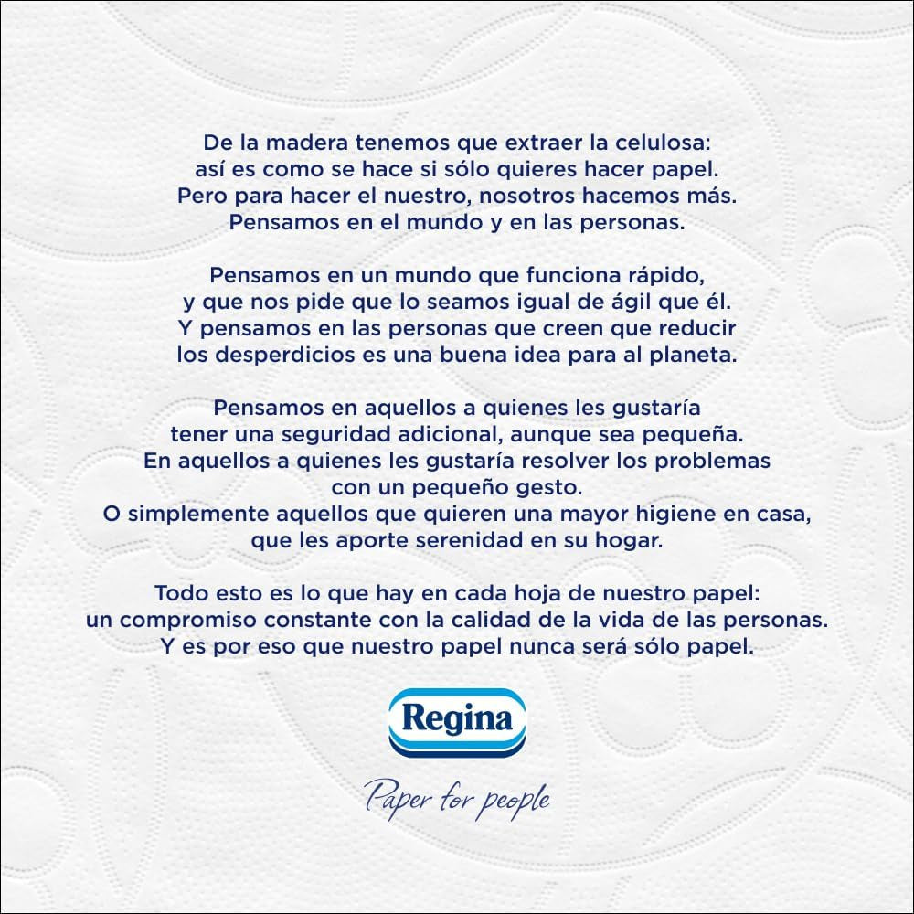 Hârtie igienică Regina Soft din bambus, 40 role, 3 straturi, 160 coli, Moliciune naturală pentru pielea ta, Hârtie igienică din fibre de bambus, Ambalaje din hârtie, Certificată Fsc