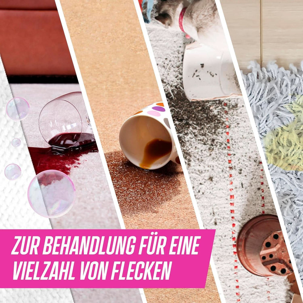 Polvo limpiador de alfombras y tapizados Vanish Oxi Action - 1 X 820 G - Limpia grandes áreas de alfombras y tapizados contra la suciedad, el olor y el polvo Detergentes para ropa Naty Shop