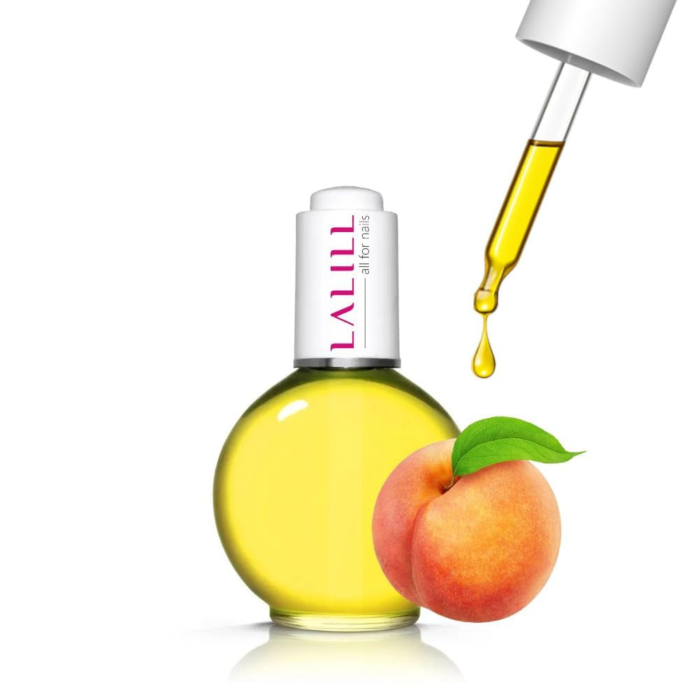 LALILL Nail Cuticle Oil 75Ml - Himbeere Nagelpflegeöl - Nagelöl Pflege Für Nägel Nagelhaut - SPA Maniküre Naildesign Hände - Vegan - Mit Pipette