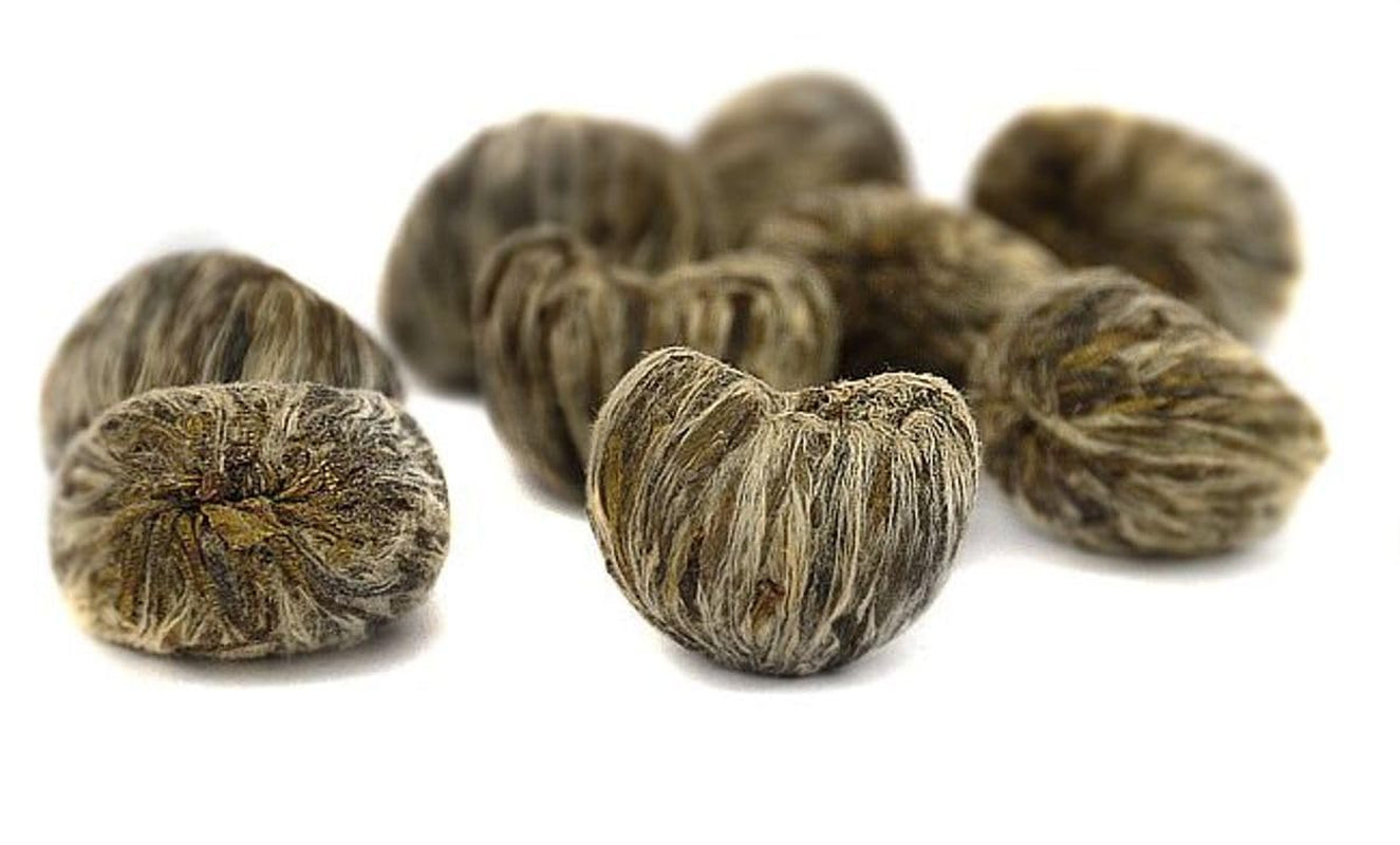 Flori de ceai lingou de aur  1 bucată 6 g | Frunze de ceai verde | Flori de iasomie | Floare târâtoare europeană | Ceai verde | Ceai cu flori | Flori de ceai verde | Ideal pentru iubitorii de ceai