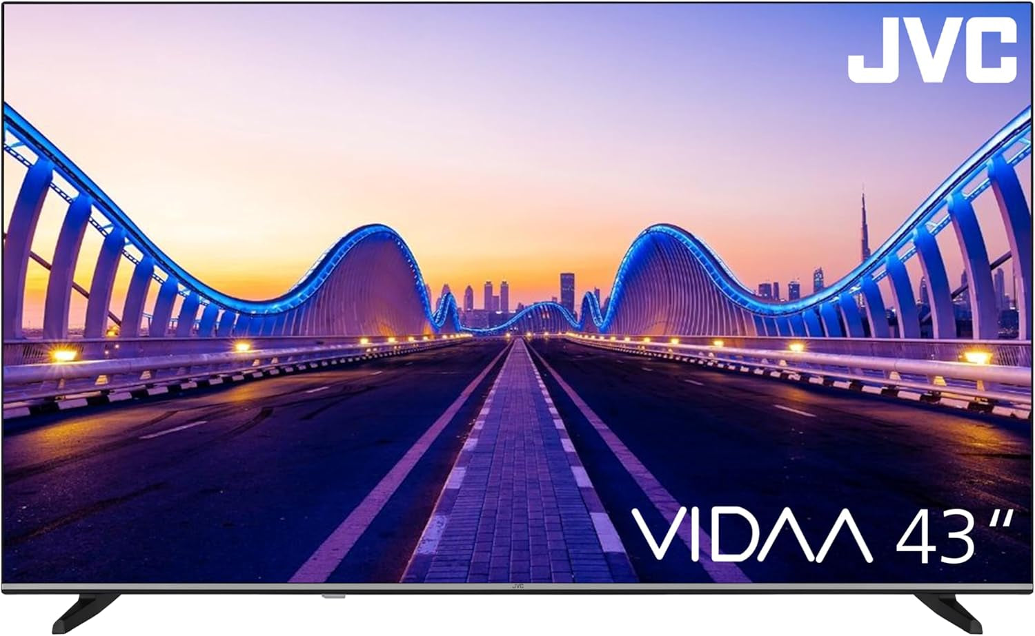 Televizor inteligent JVC VIDAA LT-32VDF5455 de 32 de inci, televizor Full HD, televizor HDR cu tuner triplu integrat, televizor LED negru