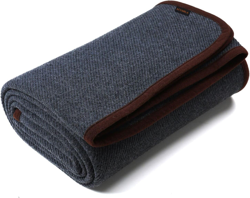ACUSHLA 200,7X160 Cm, 1,7 Kg, manta, manta de lana, cálida manta de viaje, manta de punto, decorativa, mantas para sofá, silla, sofá, cama, salón, camping, adecuada para todas las estaciones Ww203 Camas y fundas Beuche den ACUSHLA-Store Gris 160 X 200 Cm