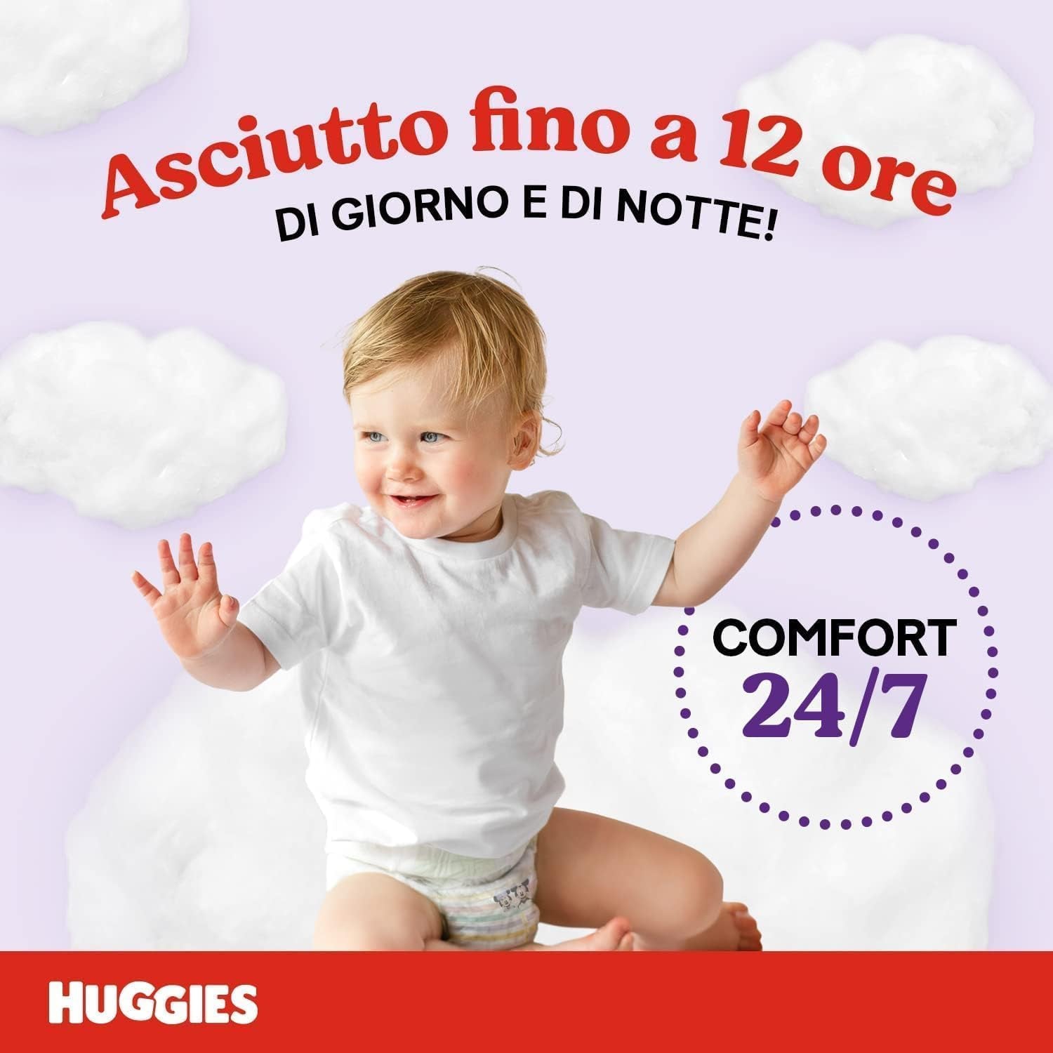 Huggies Ultra Comfort, Pañales tipo panty, talla 5 (12-17 kg), paquete de 68 pañales tipo panty