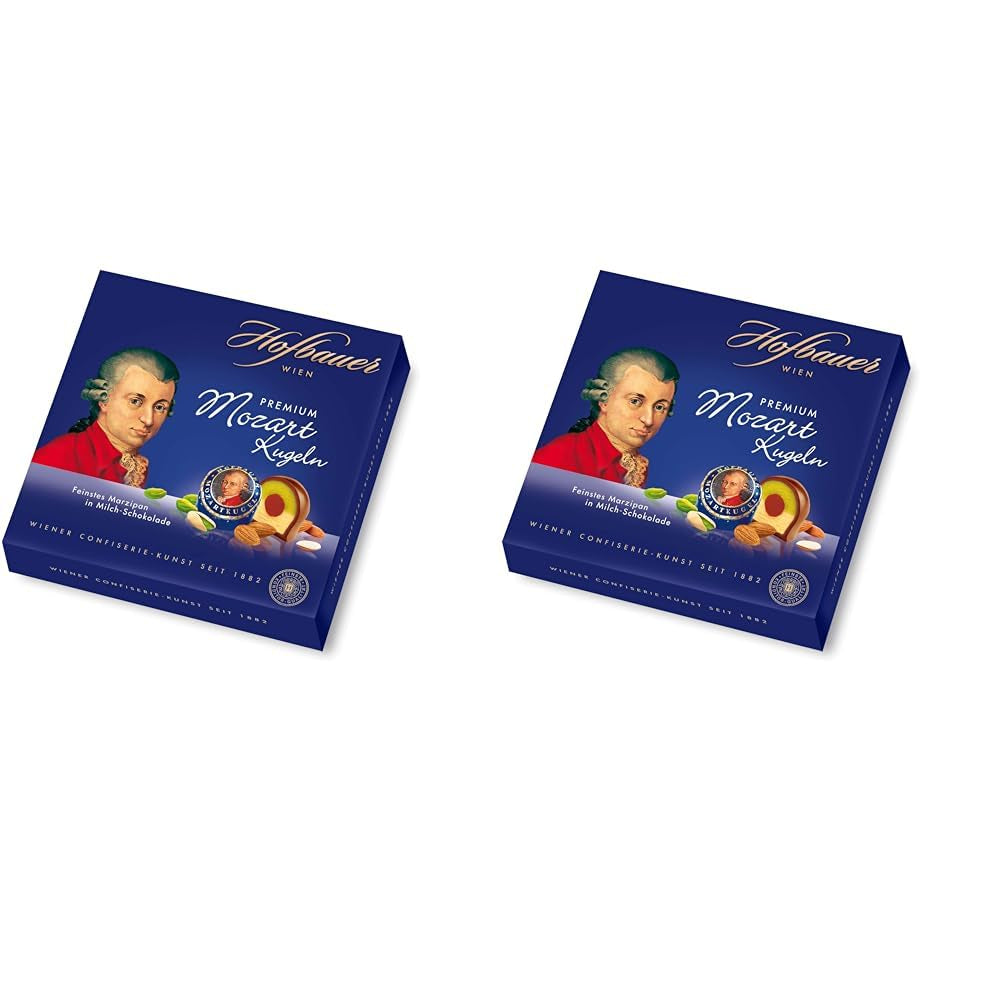 Hofbauer Viena, Mozartkugeln 200 g, chocolate con leche