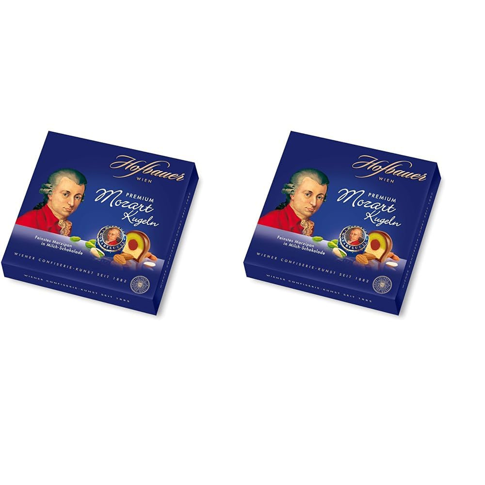 Hofbauer Viena, Mozartkugeln 200 g, chocolate con leche