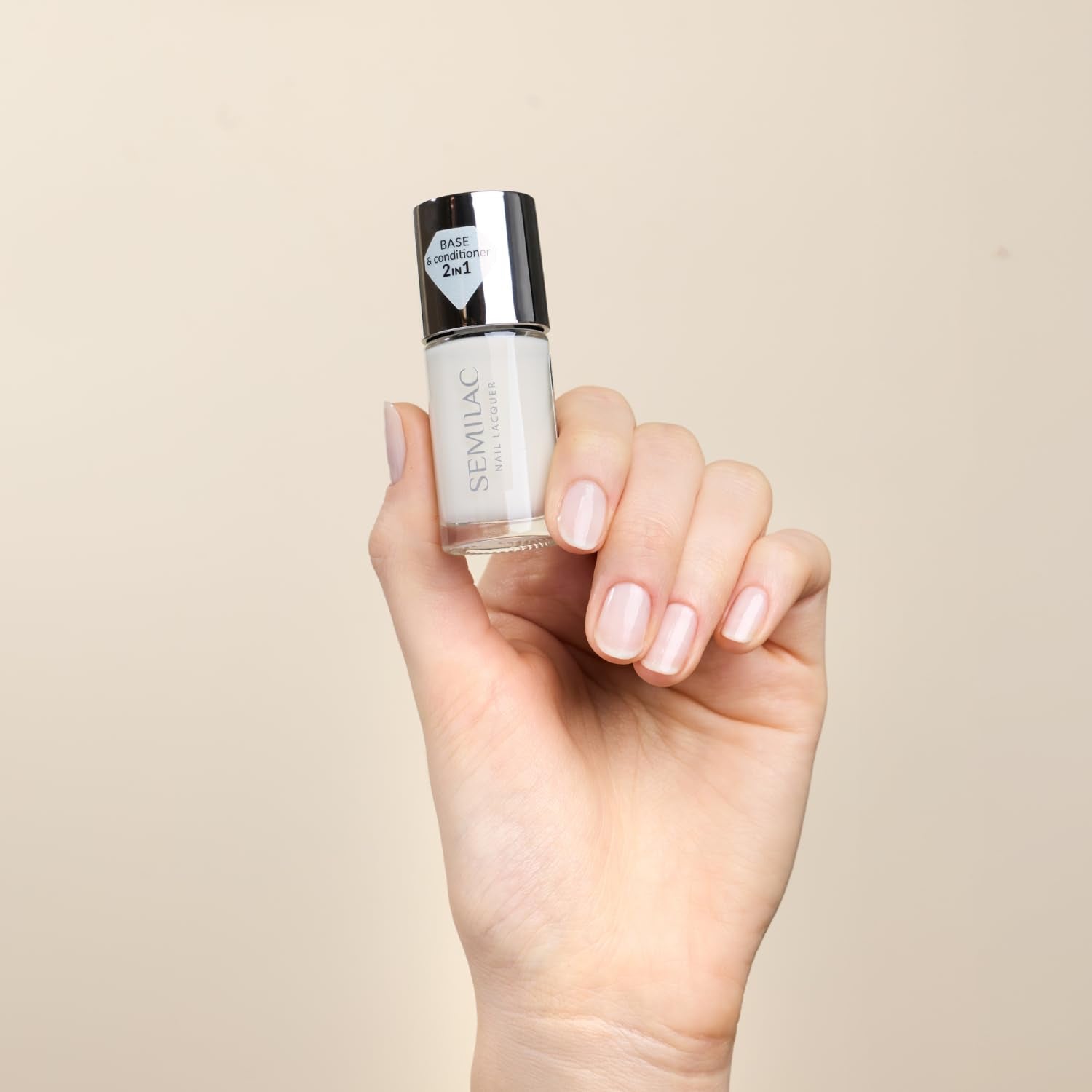 Base alisadora Semilac 9 ml – Base alisadora para esmaltes de uñas clásicos, equilibrantes, fortalecedores y autonivelantes