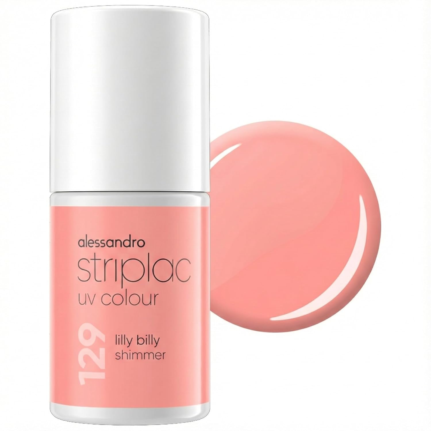 alessandro Striplac UV-Nagellack Lilly Billy – Schonend und langanhaltend – Einfache Entfernung dank Peel-Off-Technologie – Vegan und tierversuchfrei – 8 ml