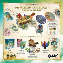¡Culpa! Celestia Big Box • Juego básico completo para coleccionistas + 2 expansiones Juego de mesa familiar - De 2 a 6 jugadores - Edades mayores de 8 años - 30 minutos