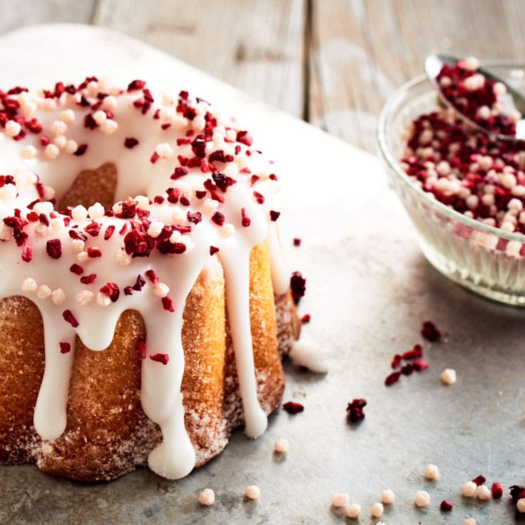 Chips de arroz RUF, sin aditivos artificiales, mezcla de frutas para gachas y repostería, sin gluten, vegano, 15 gramos Sprinkles Naty Shop