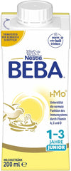 BEBA Bebida de leche lista para beber para niños de 1 a 3 años, con HMO, contenido de proteínas apropiado para la edad, sin aceite de palma, sin aceite de pescado, comida para niños pequeños, paquete de 6 (6 x 200 ml)