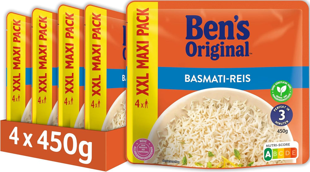 BEN'S ORIGINAL™ Arroz Basmati Express 6 x 220g