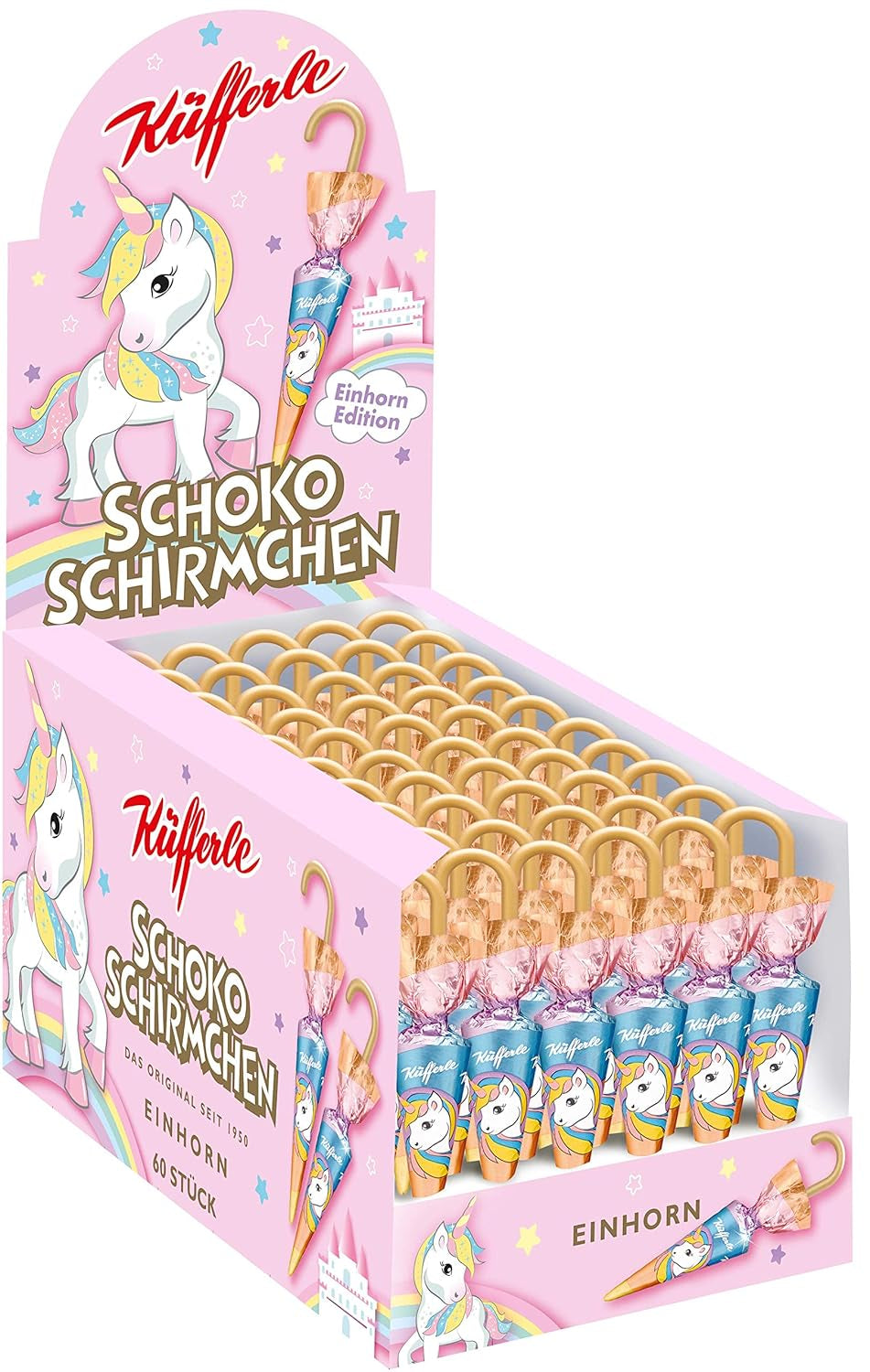 Sombras de chocolate Küfferle Polar Silver 810g (60 piezas)