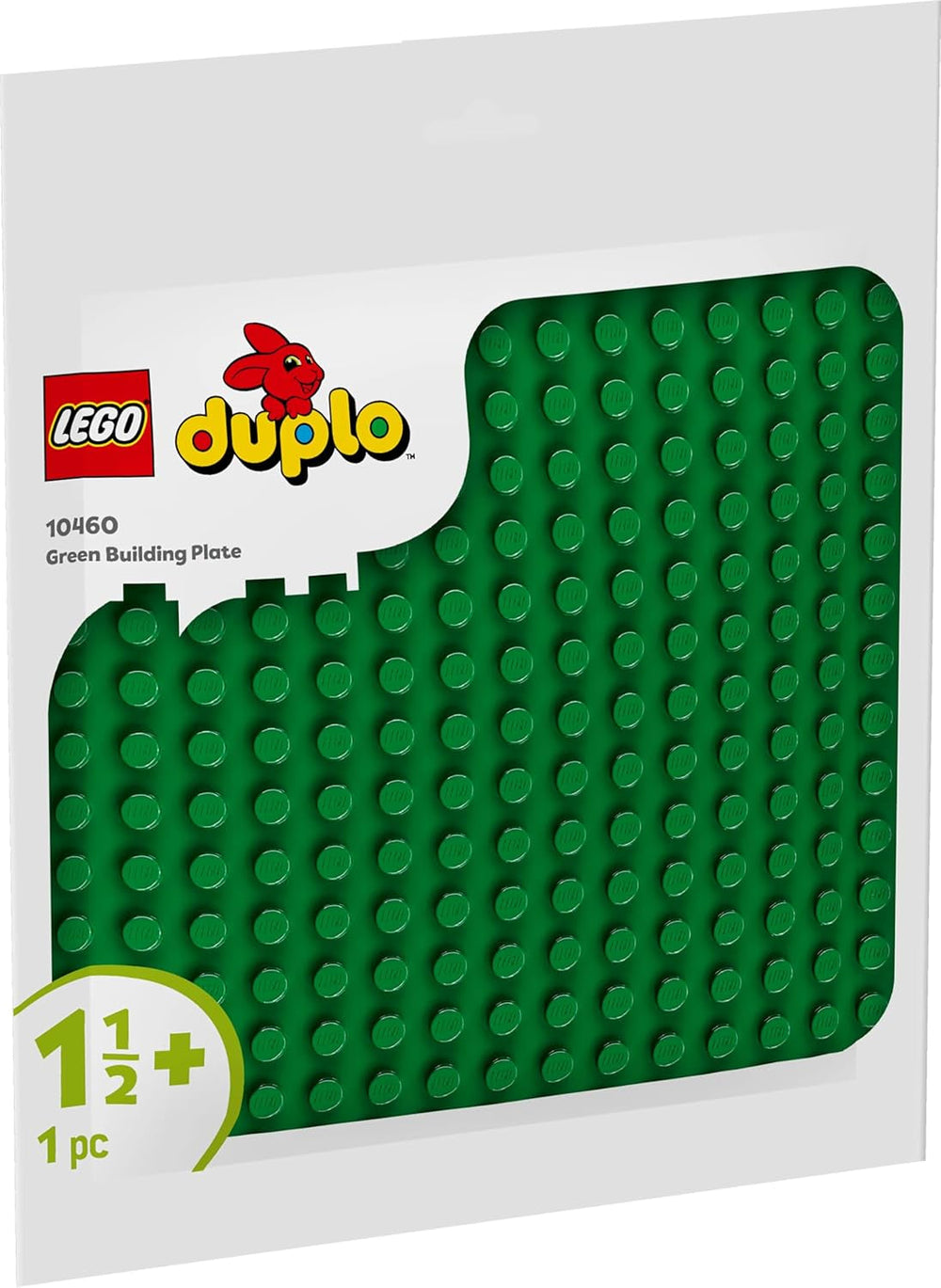 Tablero de construcción LEGO DUPLO en verde, Juguete de construcción para niños pequeños a partir de 18 meses, Para exponer modelos, Permite a los niños en edad preescolar construir creativamente y jugar con imaginación, Juguete educativo 10460 Juegos de construcción Besuche den LEGO-Store