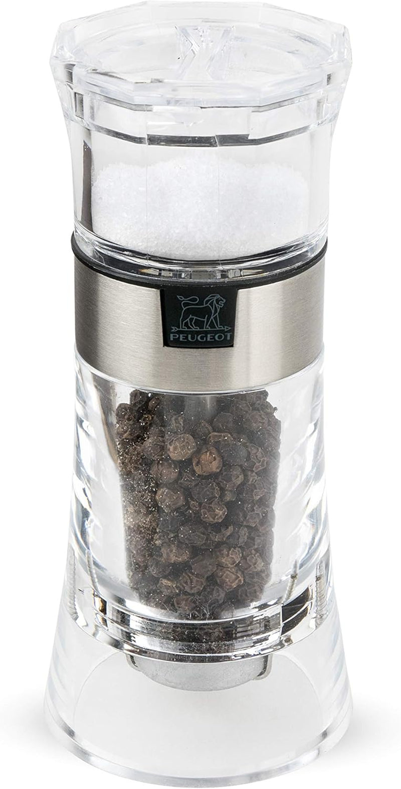 OSLO Duo acrílico/acero inoxidable 14 cm Molinillos y Rebanadores Naty Shop Molinillo de pimienta