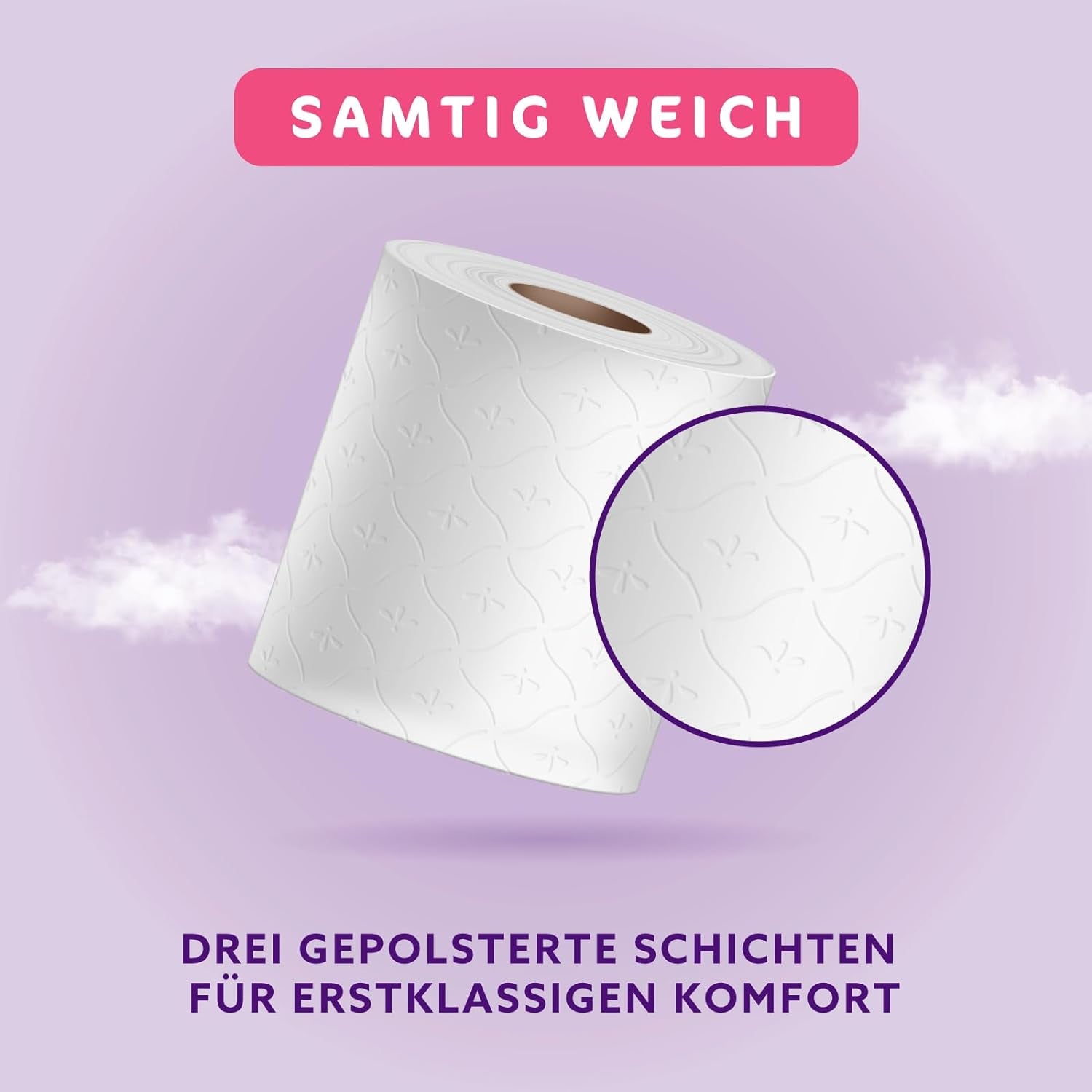 By Amazon Hârtie igienică, 3 straturi matlasate, moale catifelată, 36 de role (9 role, pachet de 4), 200 de foi per rolă, certificată Fsc