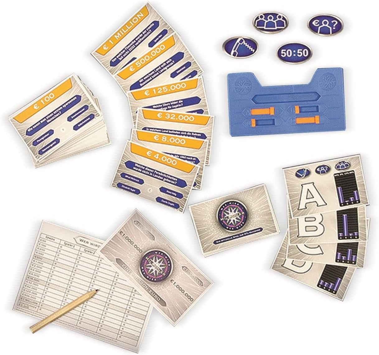 Jumbo Games 19736 Games - Quién quiere ser millonario - 20.º aniversario - Juego de mesa - Mayores de 12 años