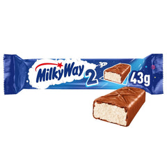 Barras de chocolate | Crema de leche | 28 barras dobles en una caja (28 x 43 g)