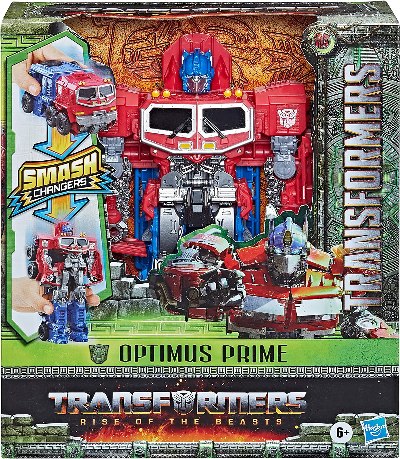 Juguetes Transformers de la película Rise of the Beasts, Smash Changer Optimus Prime figura de 6, 22,5 cm Figuras de acción Naty Shop