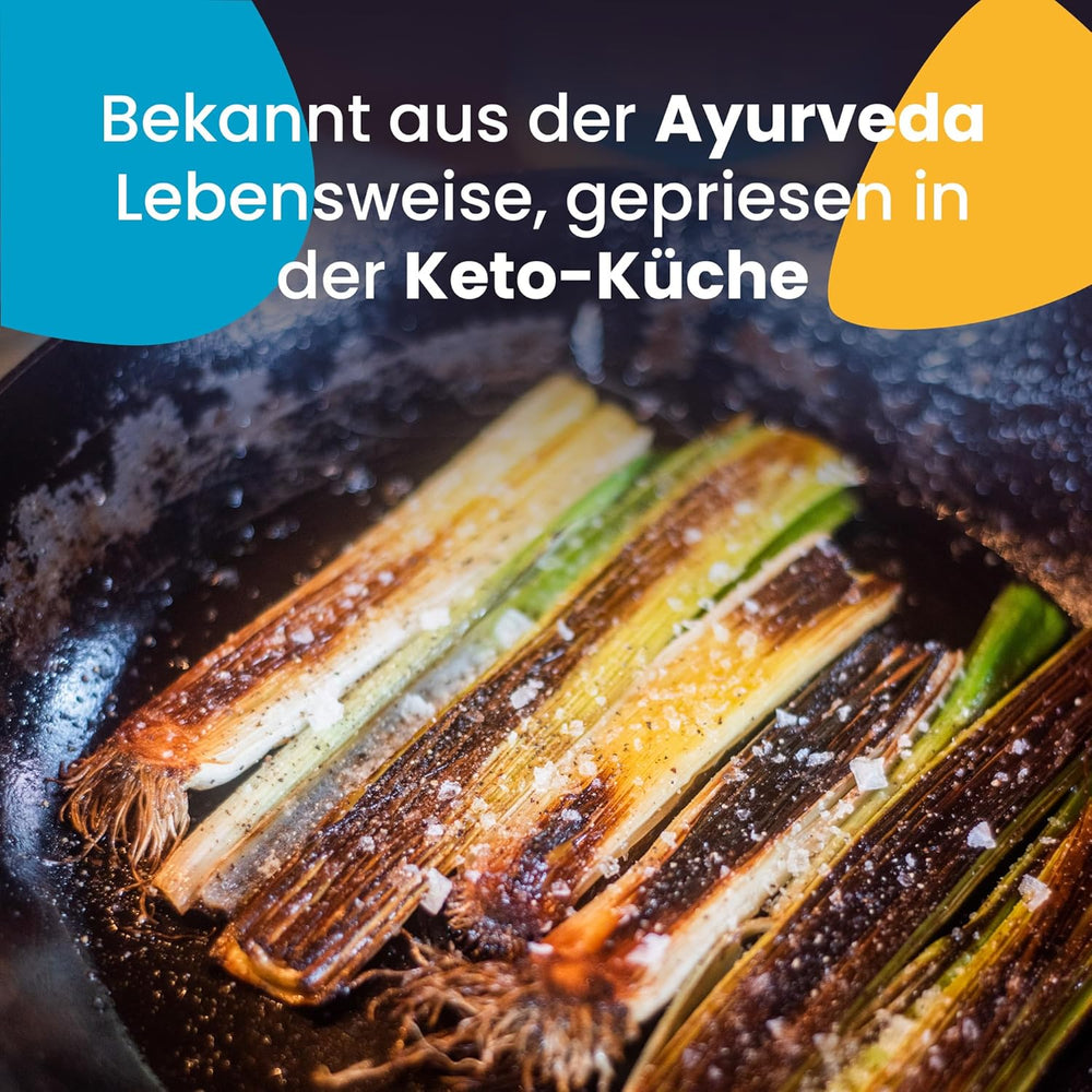 Ghee Easy 850g Ghee Bio von Grasgefütterten Kühen - Ghee Butter sin Zusatzstoffe - Zertifiziert Organisch & Biologisch - Hochreines Ayurveda Ghee sin lactosa y gluten - 100% europeo