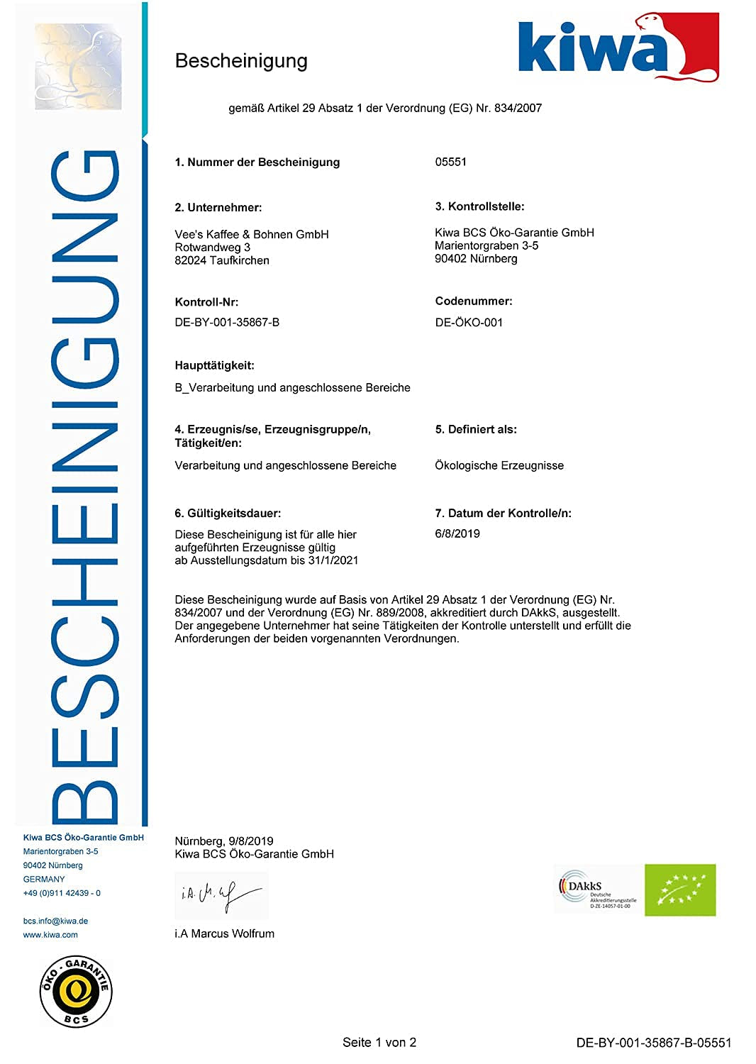 GALAPAGOS „San Cristobal” 500g