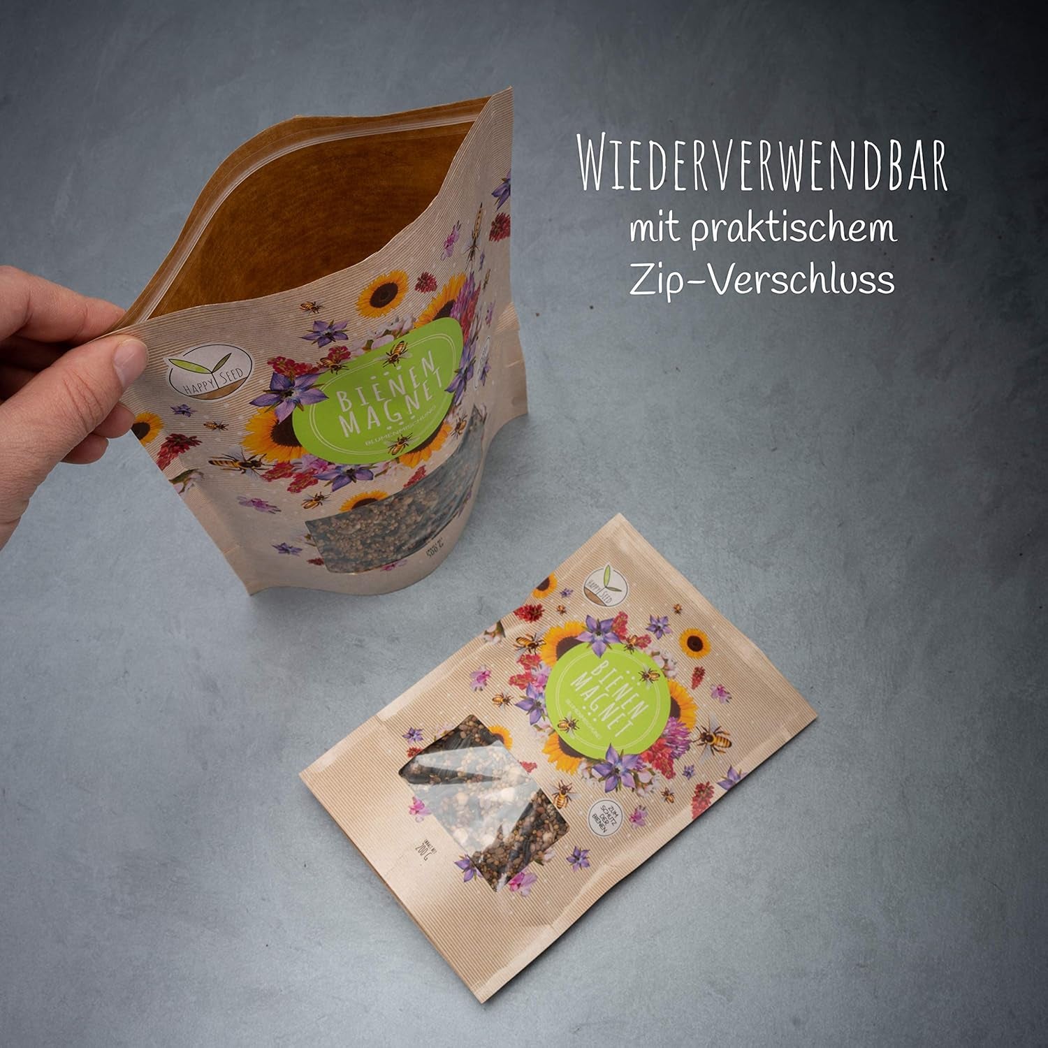 100 g de semillas de flores silvestres para un colorido pasto de abejas: mezcla de semillas de flores silvestres vibrantes y ricas en néctar para abejas y mariposas (incluye libro electrónico GRATIS)