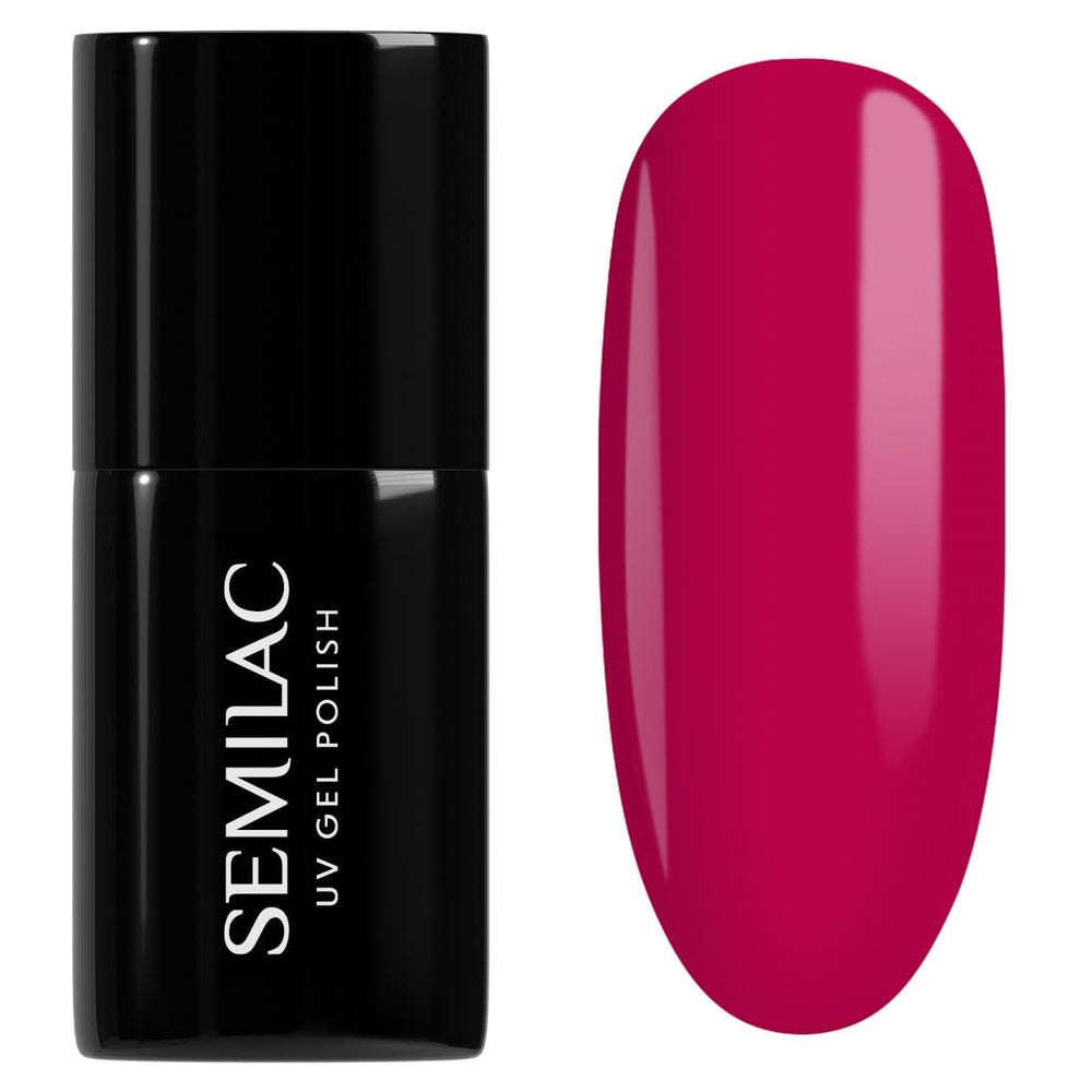 Semilac UV Nagellack Hybrid 404 Muffin de Frijoles Negros 7ml Kollektion Sabores de Otoño
