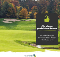 ARENA Premium Golfrasen Saatgut Mit Keimbeschleuniger 3Kg I Rasensamen Tiefschnittverträglich Und Schnellkeimend I Fairway Ultimate