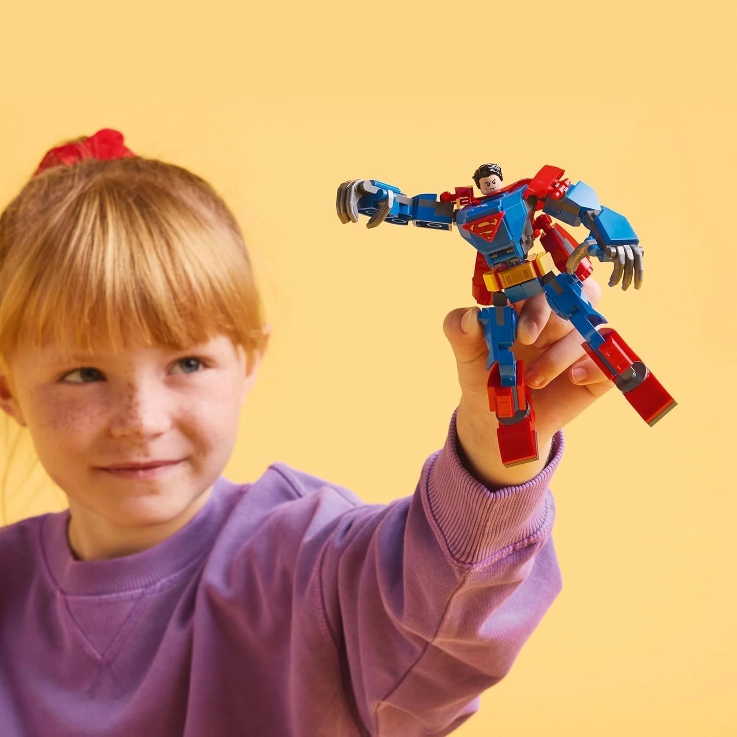 LEGO DC Superman Mech vs. Lex Luthor - Juguete de superhéroe con 2 minifiguras - Figura de acción para construir con brazos, piernas y dedos móviles - Regalo para niños y niñas a partir de 6 años 76302 Juegos de construcción Besuche den LEGO-Store