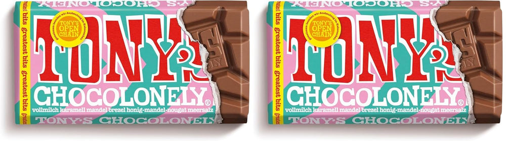 Tony's Chocolonely - Leche entera "Greatest Bits" 90g