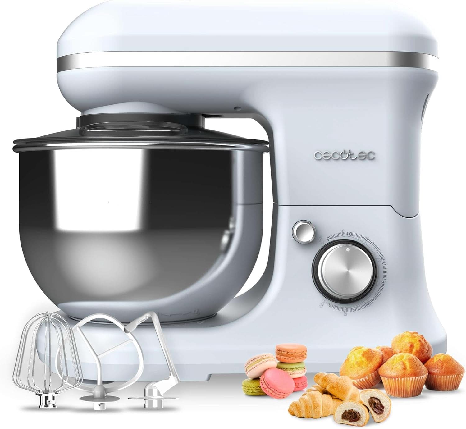 Procesador de alimentos Cecotec Cecomixer Compact, 1000 W Naty Shop Azul 5 funciones