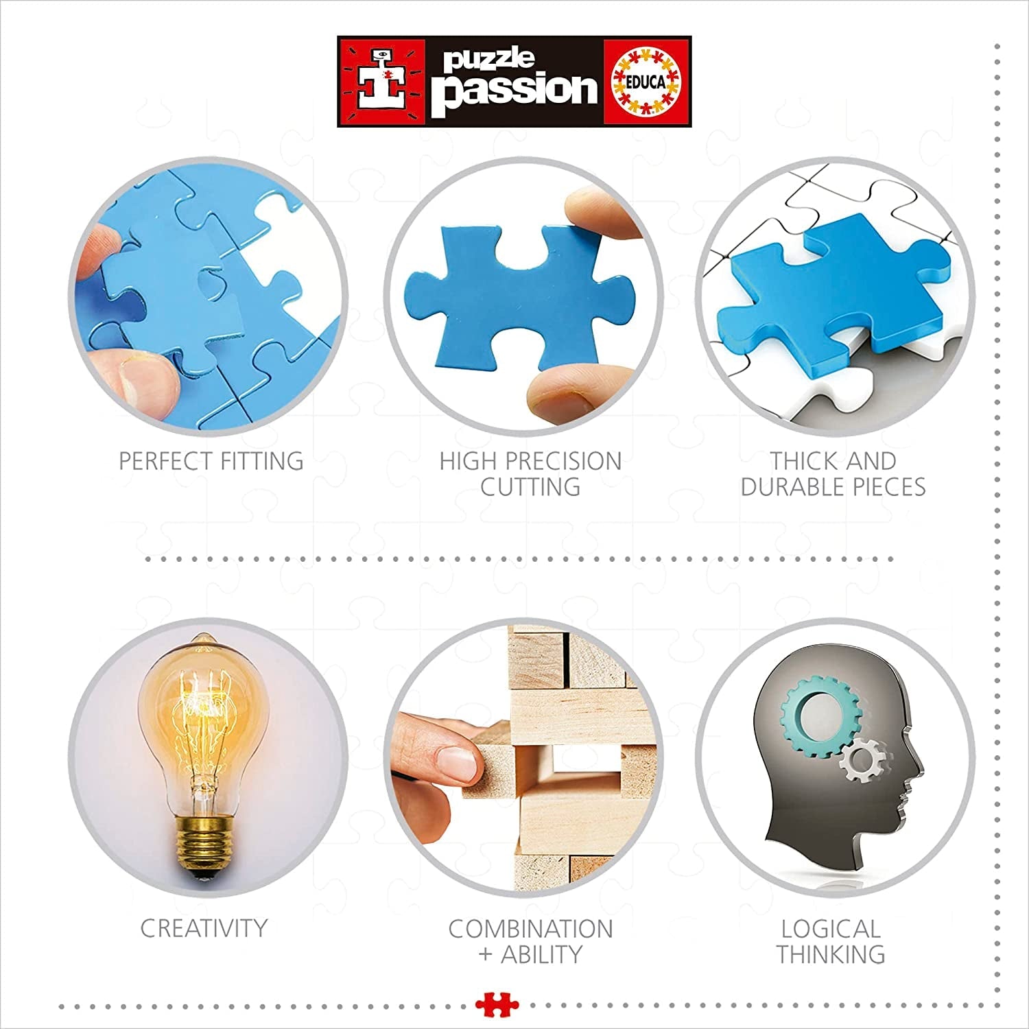 Educa - Puzzle 1000 piese pentru adulti | Harta veche a lumii, puzzle 1000 piese pentru adulti si copii de la 14 ani, harta (15159) Puzzle Naty Shop