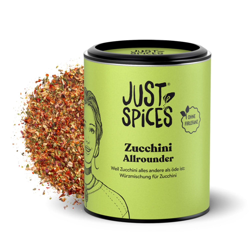 Just Spices Gemüse Allrounder I Jedes Gemüse von Berenjena bis Zucchini lecker würzen I Gewürzdose, 75 g