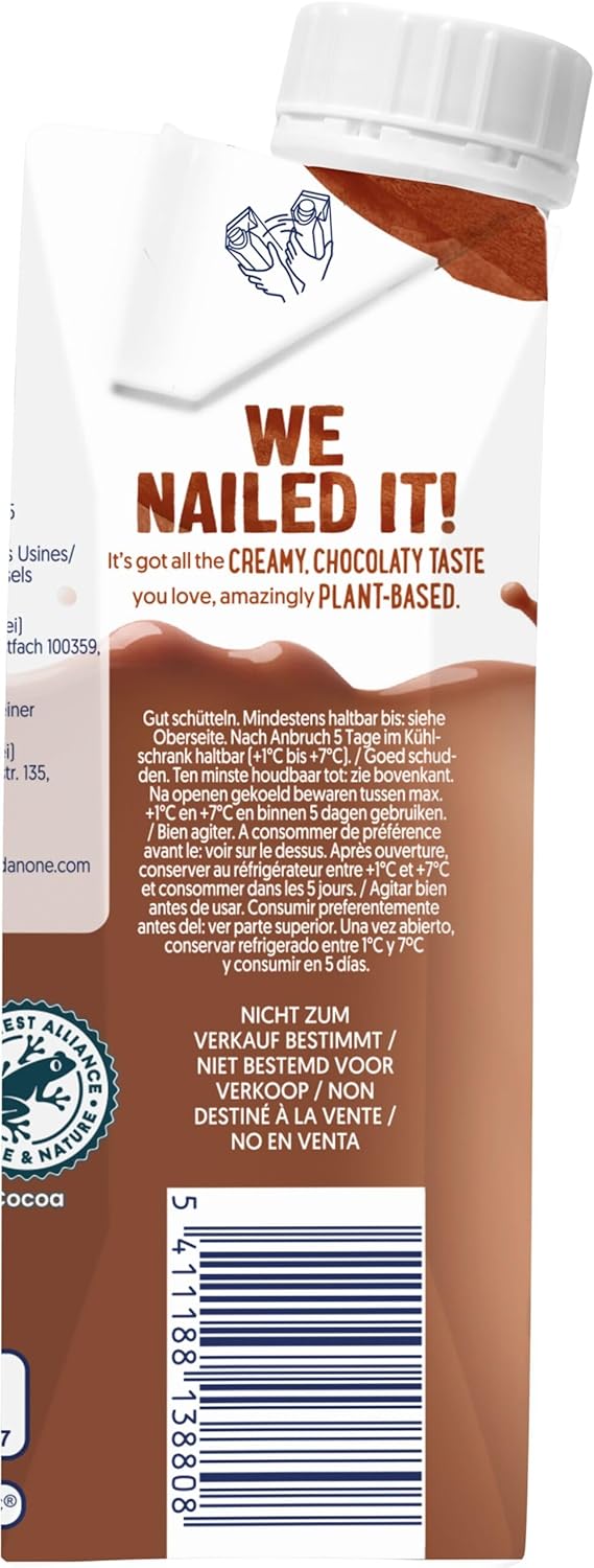 Bebida de soja con chocolate Alpro: vegana, sin lactosa y sin gluten