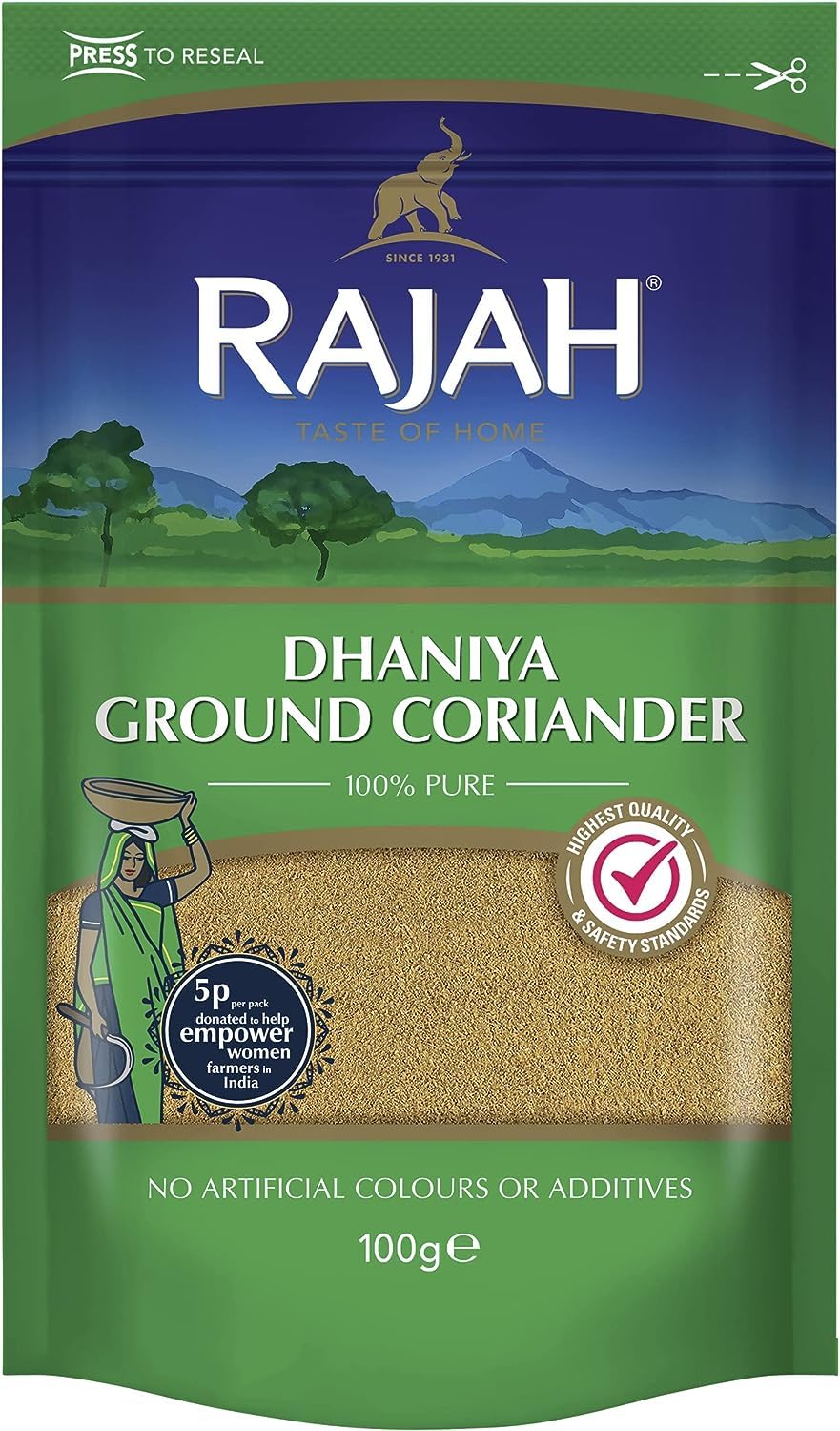 Rajah Kreuzkümmelsamen – Kreuzkümmelsamen entero zum Würzen und Kochen – 1 x 85 g