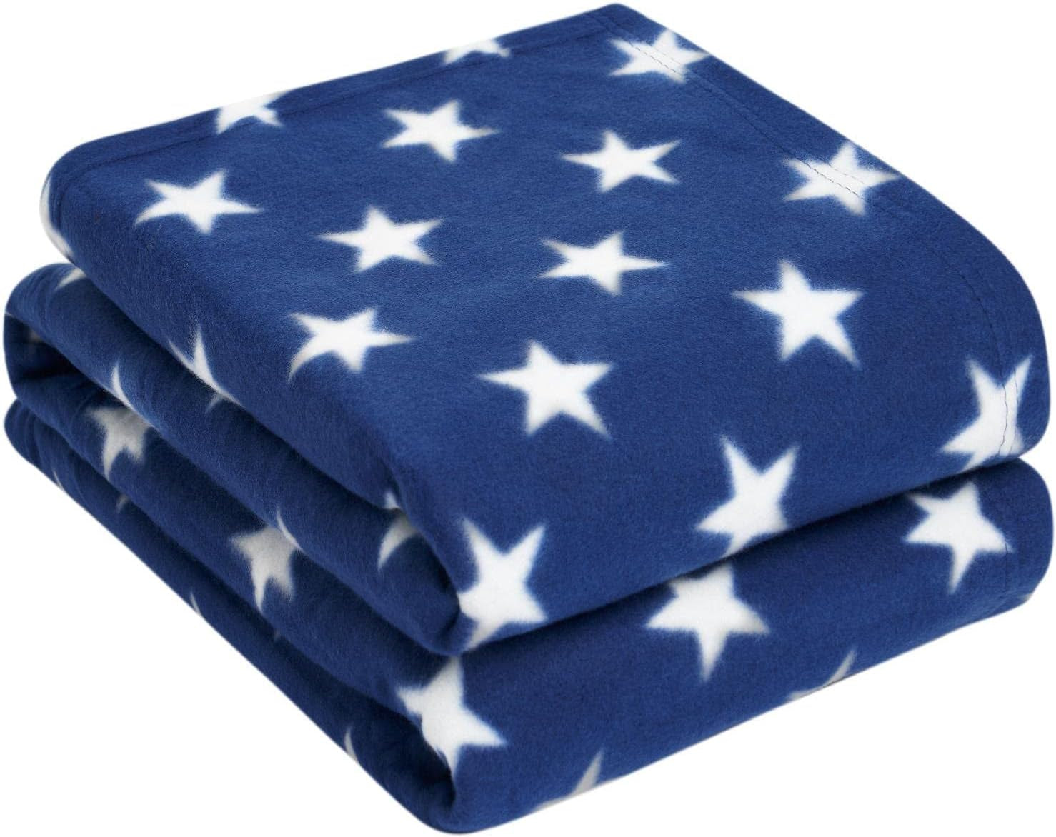 DREAMSCENE manta cómoda manta mullida manta de lana - manta de salón cálida suave de invierno, manta de sofá, manta de sofá, manta de peluche para niños, mantas de salón y de peluche 120X150Cm, manta para sofá estrellas grises Camas y mantas Besuche den DREAMSCENE-Store Azul 150 x 200 cm