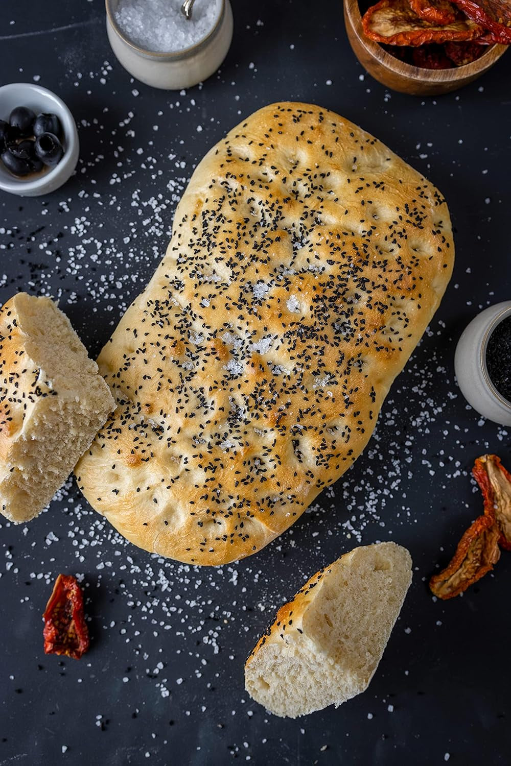 RUF Lievito Madre Sauerteig, Milder Weizen-Sauerteig, Mutterteig, Kurze Teigruhe Durch Enthaltene Trockenhefe, Lievito Madre Getrocknet Für Brot, Baguette, Focaccia, 3X35G Mezcla para hornear y cocinar Naty Shop