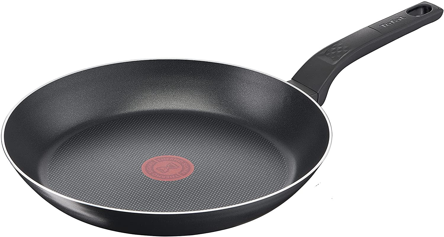 Tefal Easy Cook & Clean, revestimiento antiadherente, indicador de temperatura, no recomendado para inducción Ollas y sartenes Naty Shop Sartén 28 Cm
