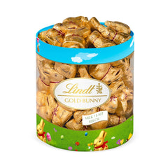 Lindt Mini Conejitos Dorados Chocolate | Bolsa 700g | 70 mini conejitos dorados de 10 g | Chocolate con leche en bolsa | Chocolate de Pascua | Regalo de chocolate | Conejitos de chocolate | conejito de pascua