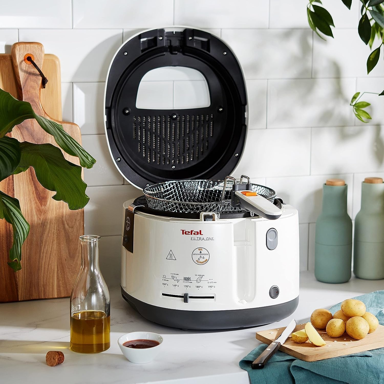Freidora Tefal FF1631 Filtra One, 1.900 W, Capacidad 1,2 kg Electrodomésticos Naty Shop