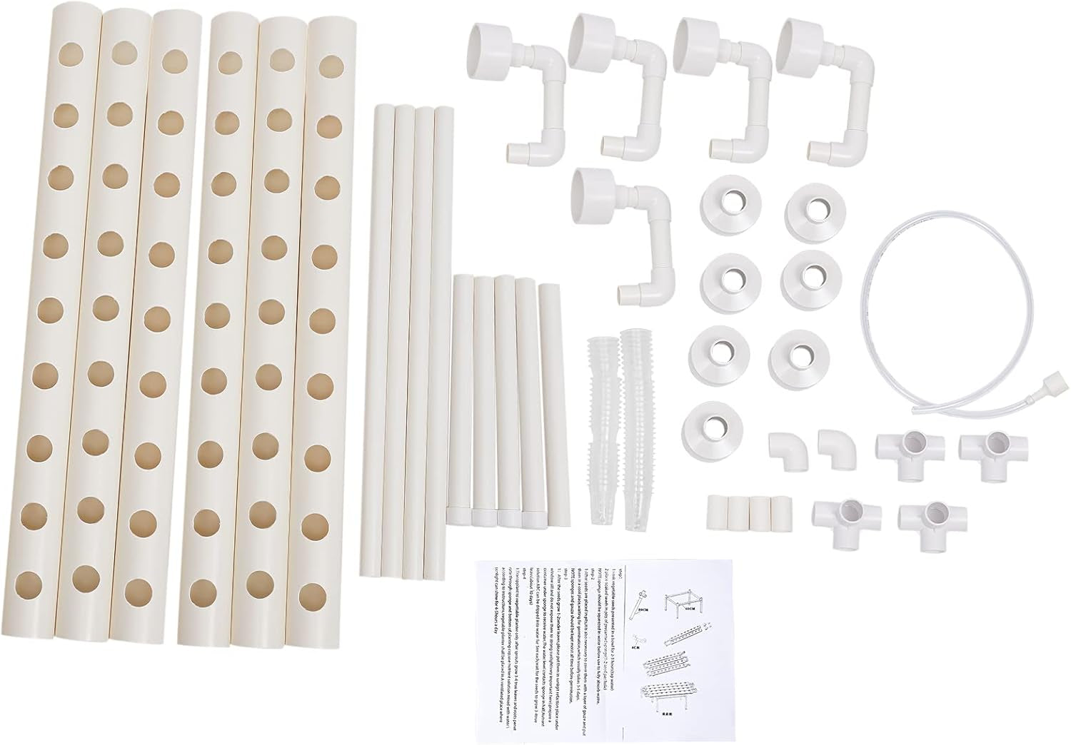 Hydroponische Systeme Grow Set Hydrokultur Plant Vegetal Hydroponisches Pflanzen BewäSserung System Garten Kit Herramienta de jardín Pflanze Sites Cultivo hidropónico Hydroponisches Anzuchtsystem 54LöCher 6Rohr