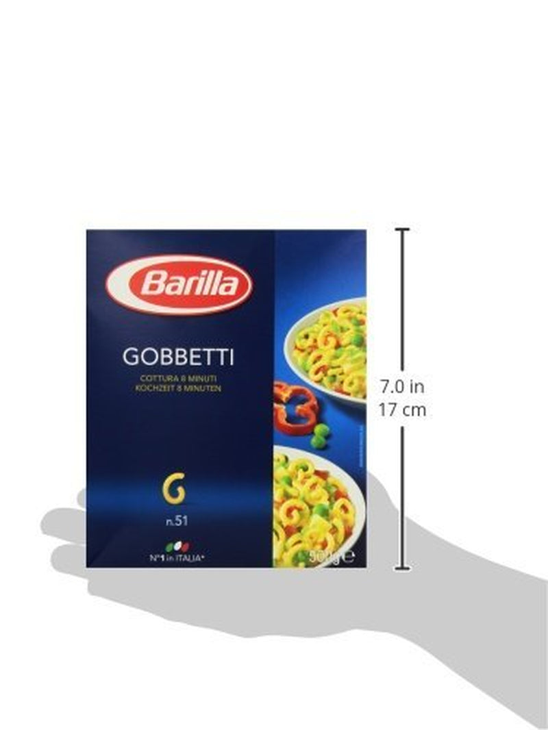 Paste Barilla Classic Gobbetti nr. 51 din grâu dur, întotdeauna al dente (1 x 500 g)