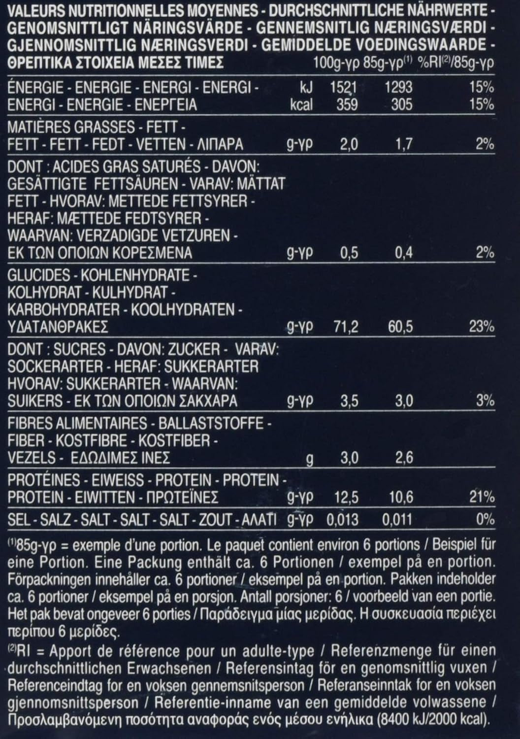 Pasta Barilla Collezione Fusilli Trozos Cortos, (1 x 500 g)