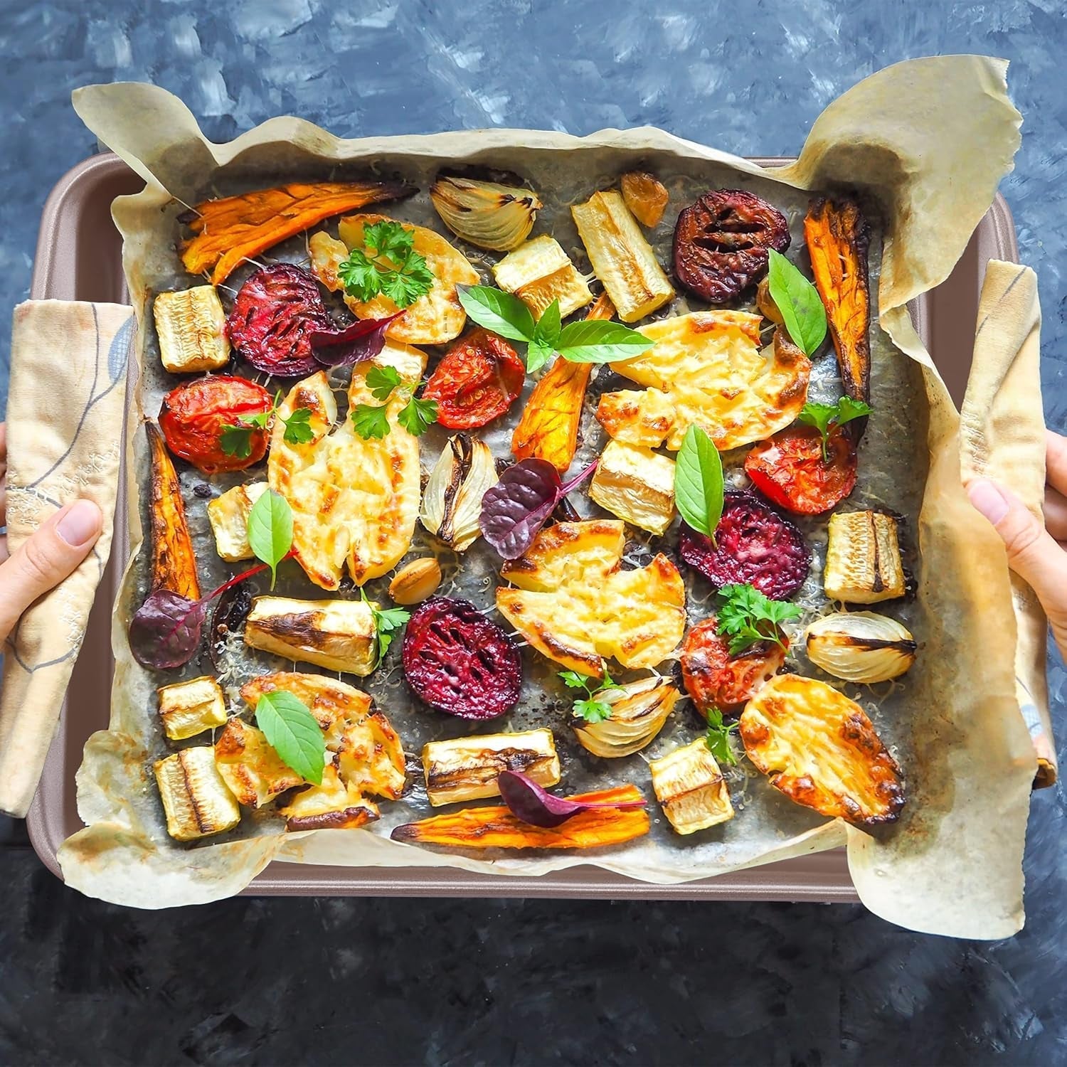 Molde para horno Relaxdays, antiadherente, 4 litros, acero al carbono, marrón Moldes y bandejas para horno Naty Shop