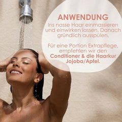 Jean & Len Care Shampoo Jojoba & Apple, nutre el cabello largo y frágil, 300 ml Ducha y baño Jean & Len