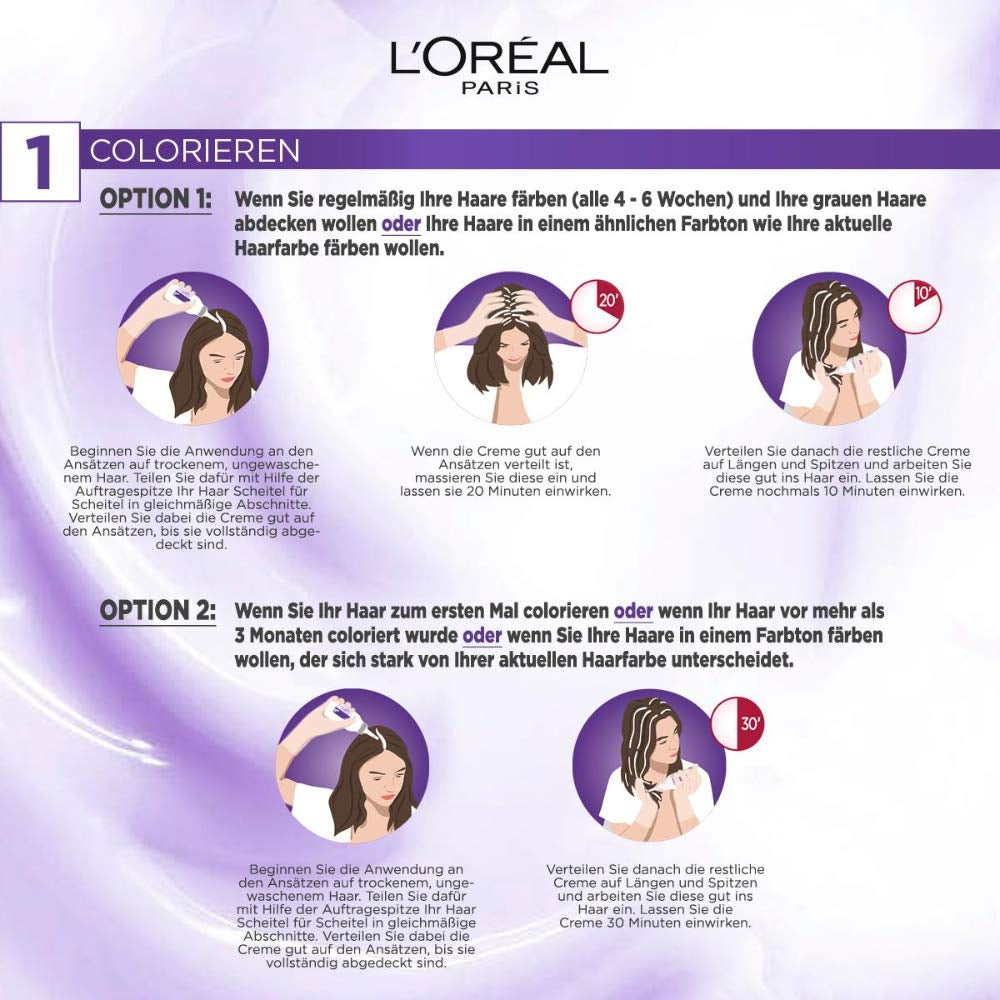 L'Oréal Paris Vopsea de păr permanentă cu rezultat de culoare ultra rece, acoperire 100% a părului gri, set cu colorare, șampon și cremă de îngrijire, Excellence Cool Creme, Nr. 7.11 Ultra rece blond mediu (Blond) Vopsea pentru par Naty Shop