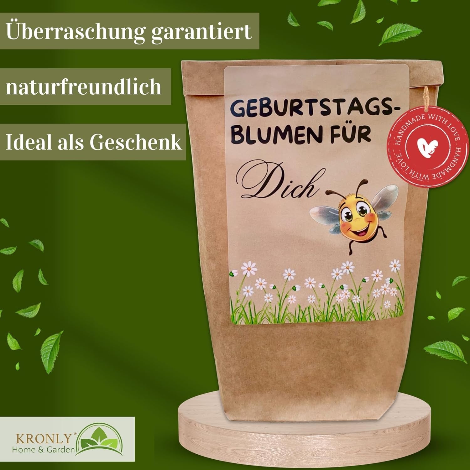 Regalo de cumpleaños, Kit de plantación de flores de cumpleaños, Bolsa de regalo sorpresa, Regalo de cumpleaños para mujeres, Semillas de flores para plantación individual