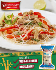 Fideos de cristal DIAMOND, fideos largos de cristal, naturalmente veganos y sin gluten - 1 x 100 g